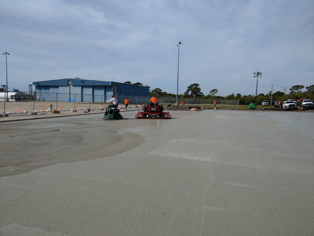 Foundation of Aircraft Hangar Construction