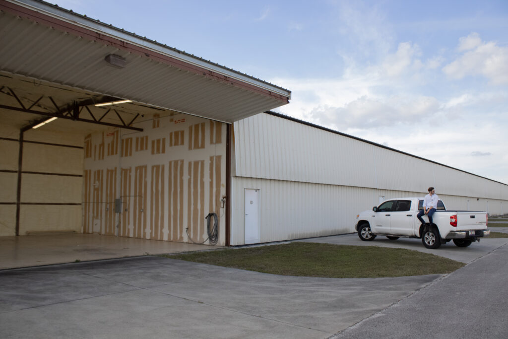 Air Conditioning an airplane hangar