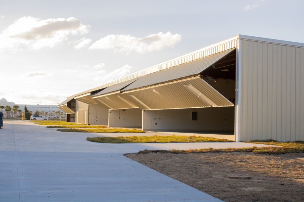 private aviation hangar development